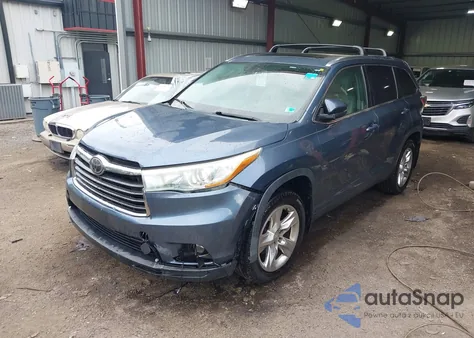 2015 Toyota Highlander Limited Platinum V6 from USA, damaged, VIN 5TDDKRFH6FS123286